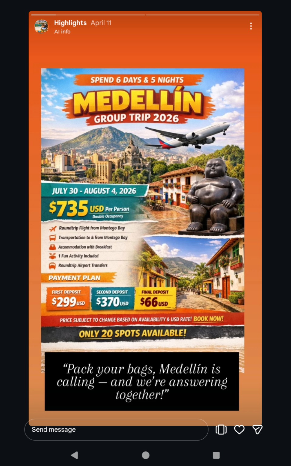 Medellín Group Trip
